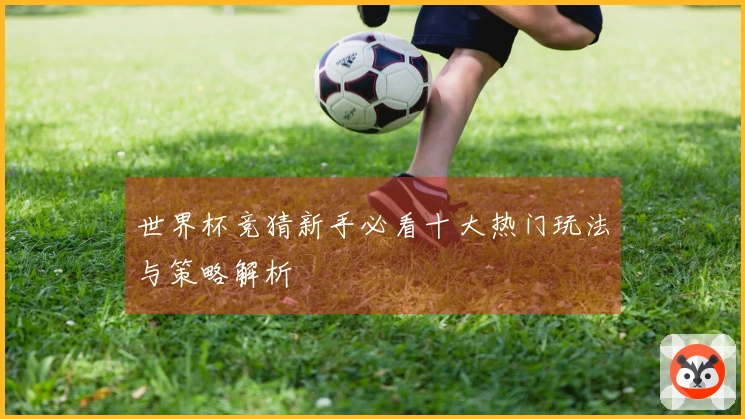 世界杯竞猜新手必看十大热门玩法与策略解析